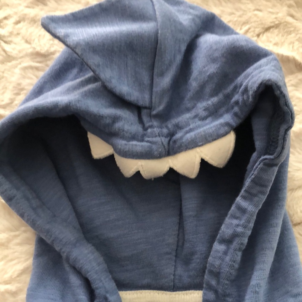 Carter's Blue Zip-Up Hoodie Sweatshirt - Picture 3 of 8